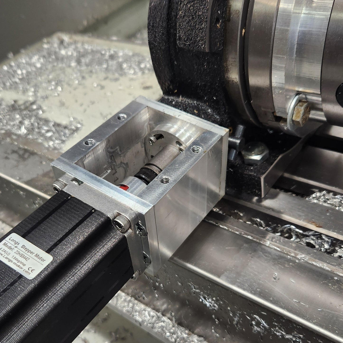 4th axis motor mount